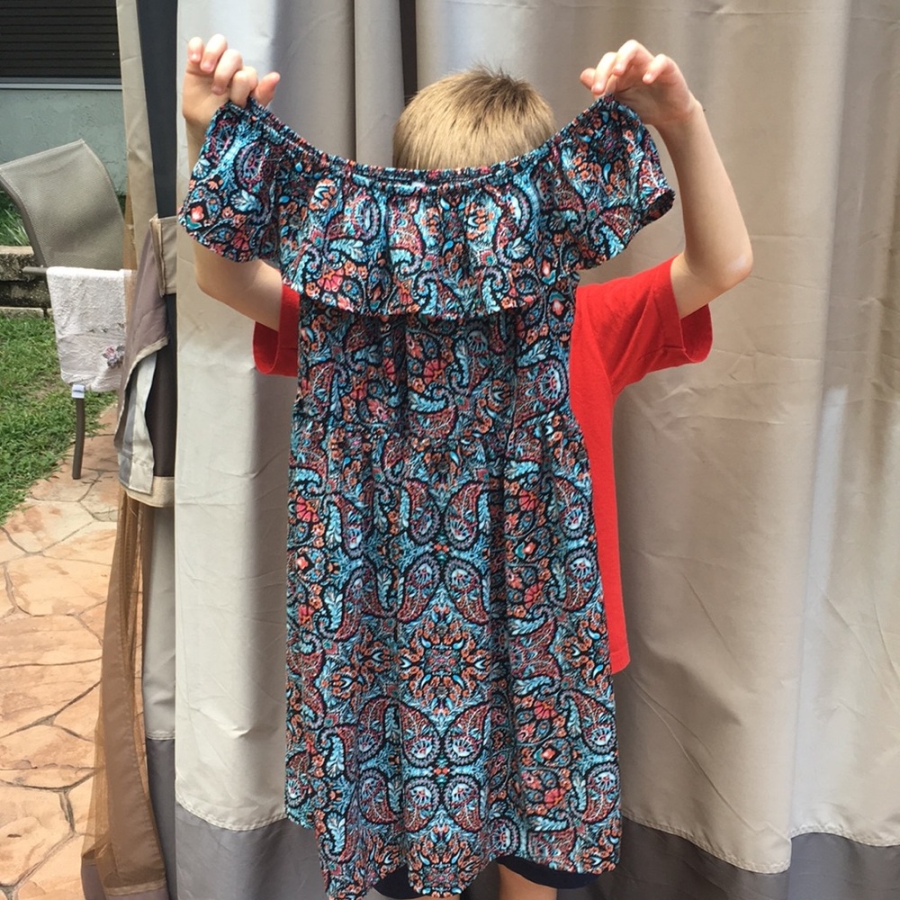 Girls dress or a shirt paired with leggings